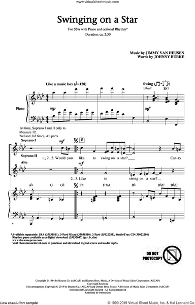 Swinging on a Star (arr. Greg Gilpin)