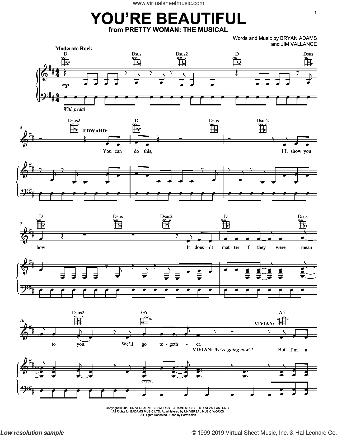 You're Beautiful (from Pretty Woman: The Musical)