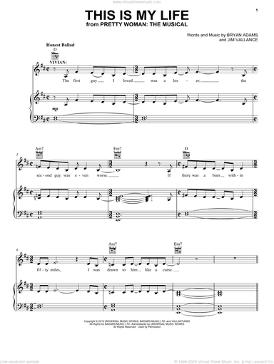 This Is My Life (from Pretty Woman: The Musical)