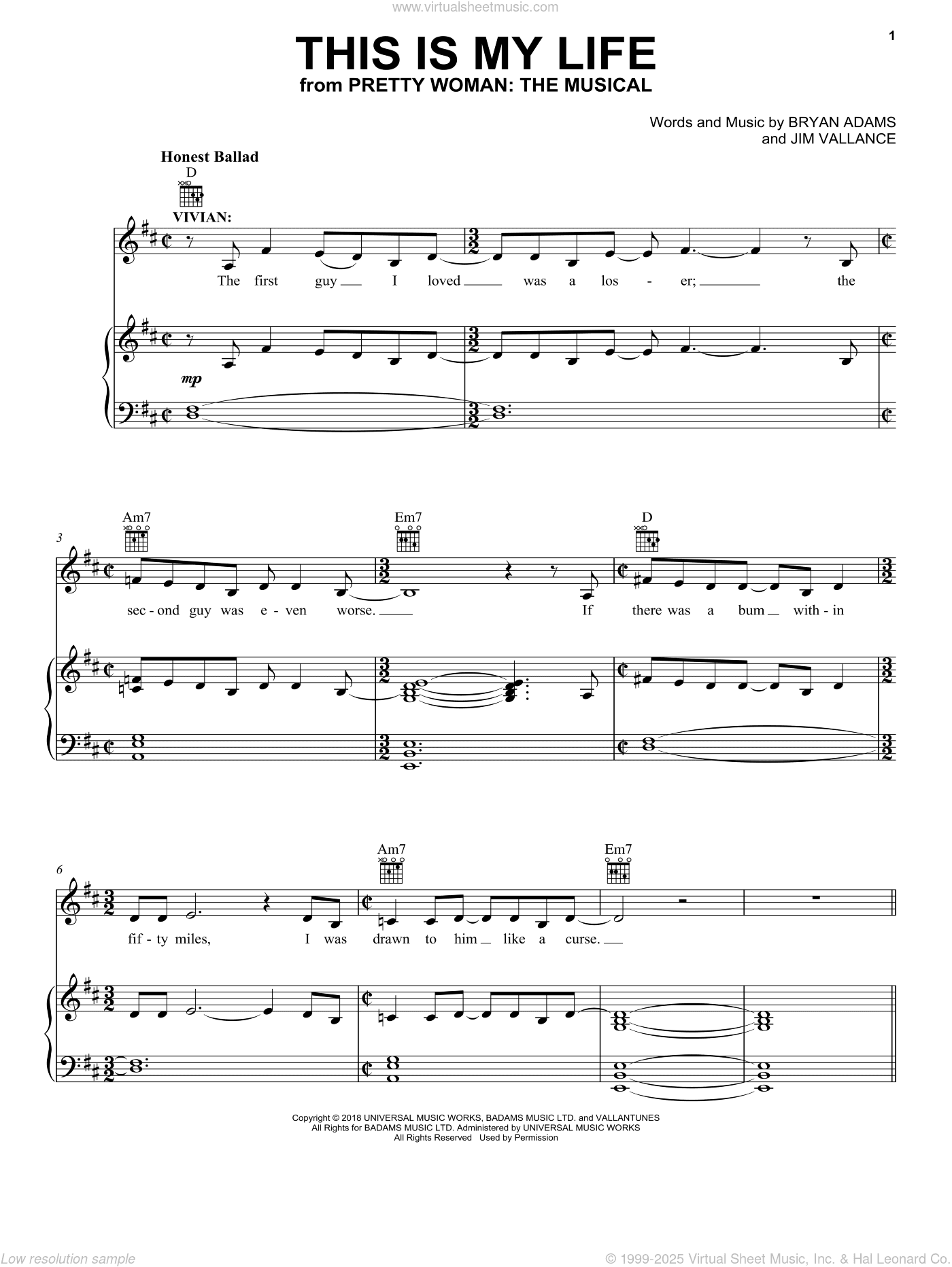 This Is My Life (from Pretty Woman: The Musical)