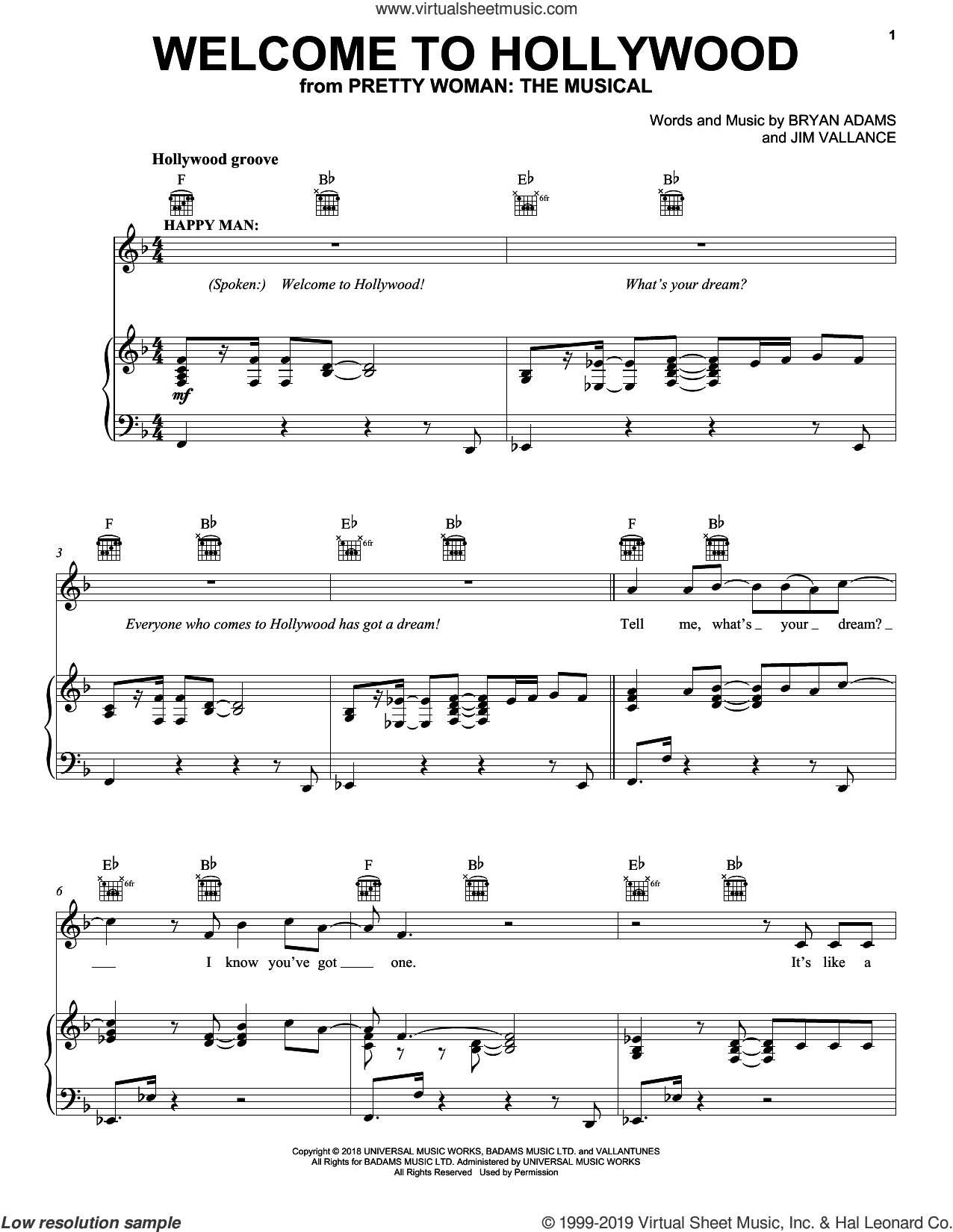Welcome To Hollywood (from Pretty Woman: The Musical)