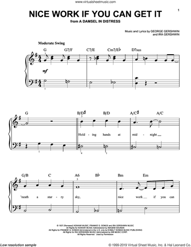 Nice Work If You Can Get It (arr. Phillip Keveren)