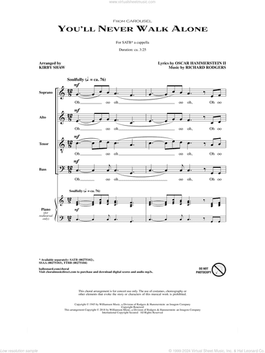 You'll Never Walk Alone (arr. Kirby Shaw)