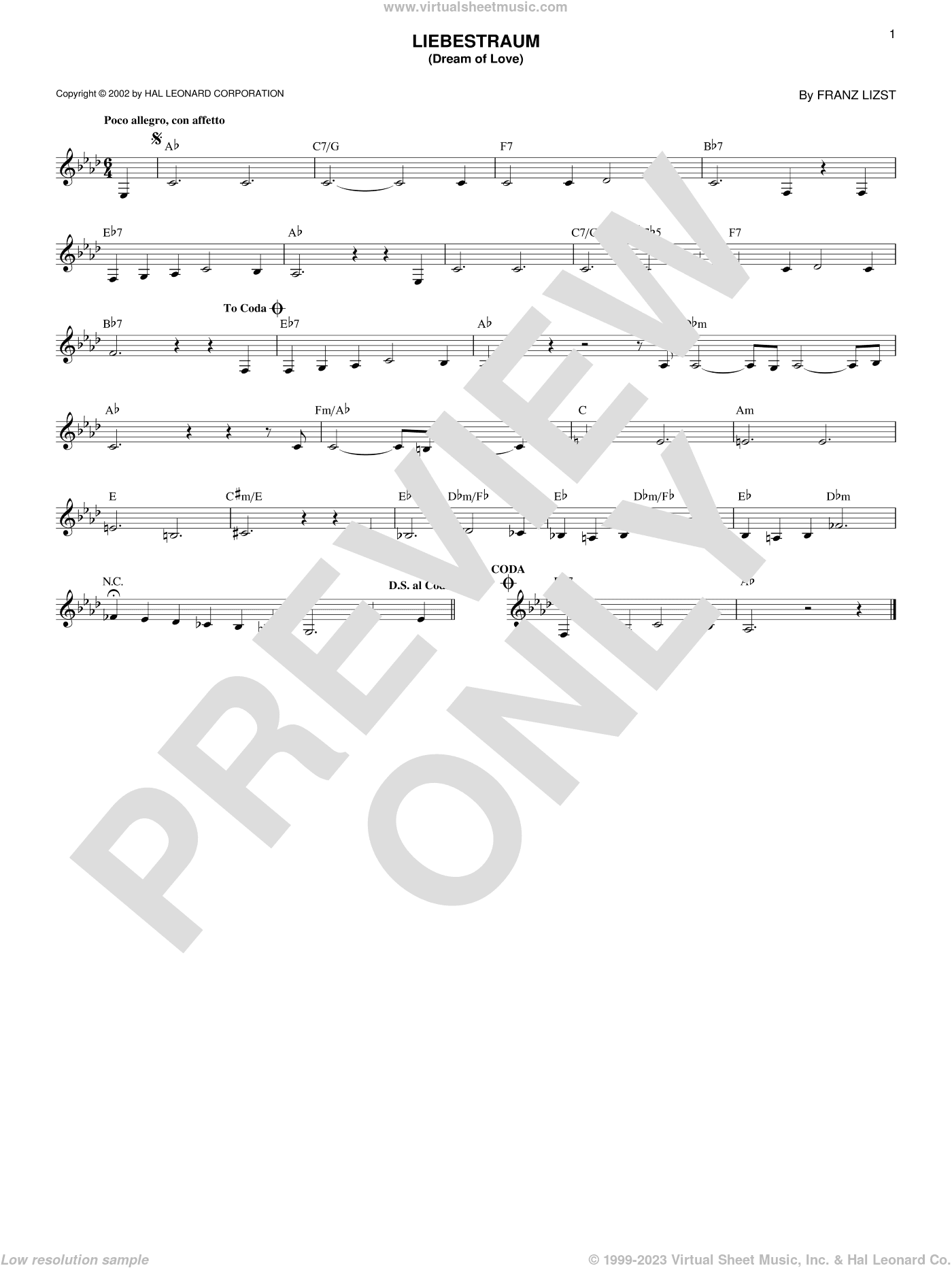Liebestraum No. 3 (Dream Of Love)