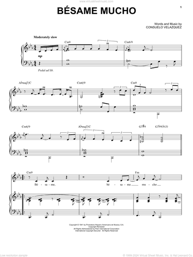 Besame Mucho (Kiss Me Much)