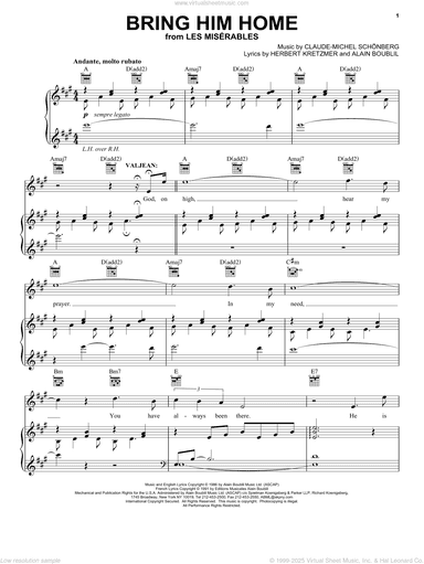 Bring Him Home (Comme Un Homme) [French version]