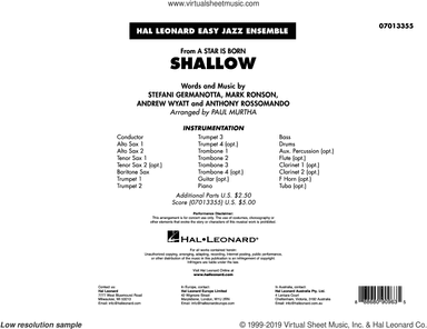 Shallow (from A Star Is Born) (arr. Paul Murtha)