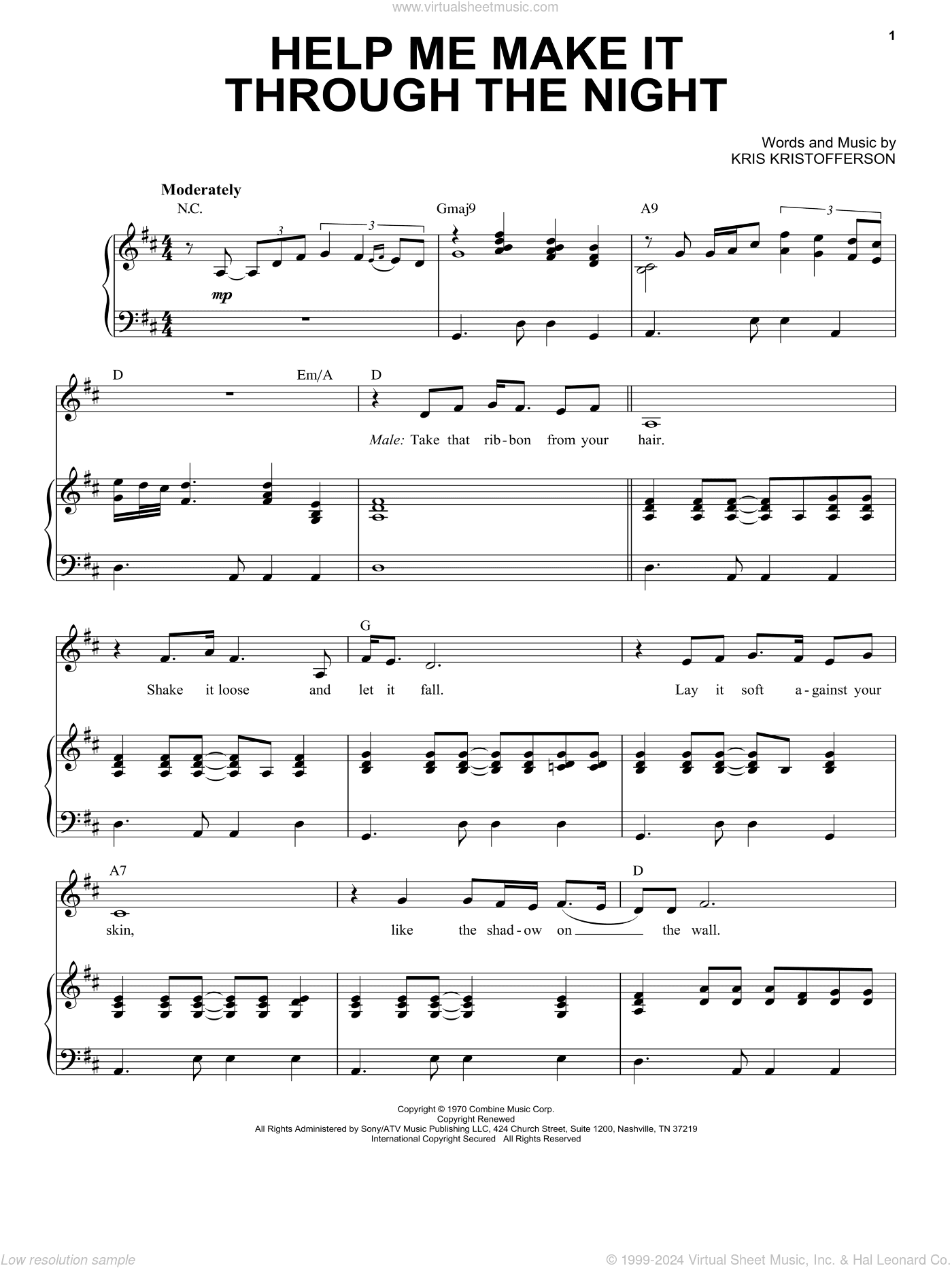 Help Me Make It Through the Night (feat. Loren Allred)