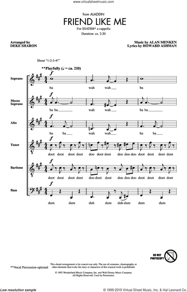 Friend Like Me (from Aladdin) (arr. Deke Sharon)