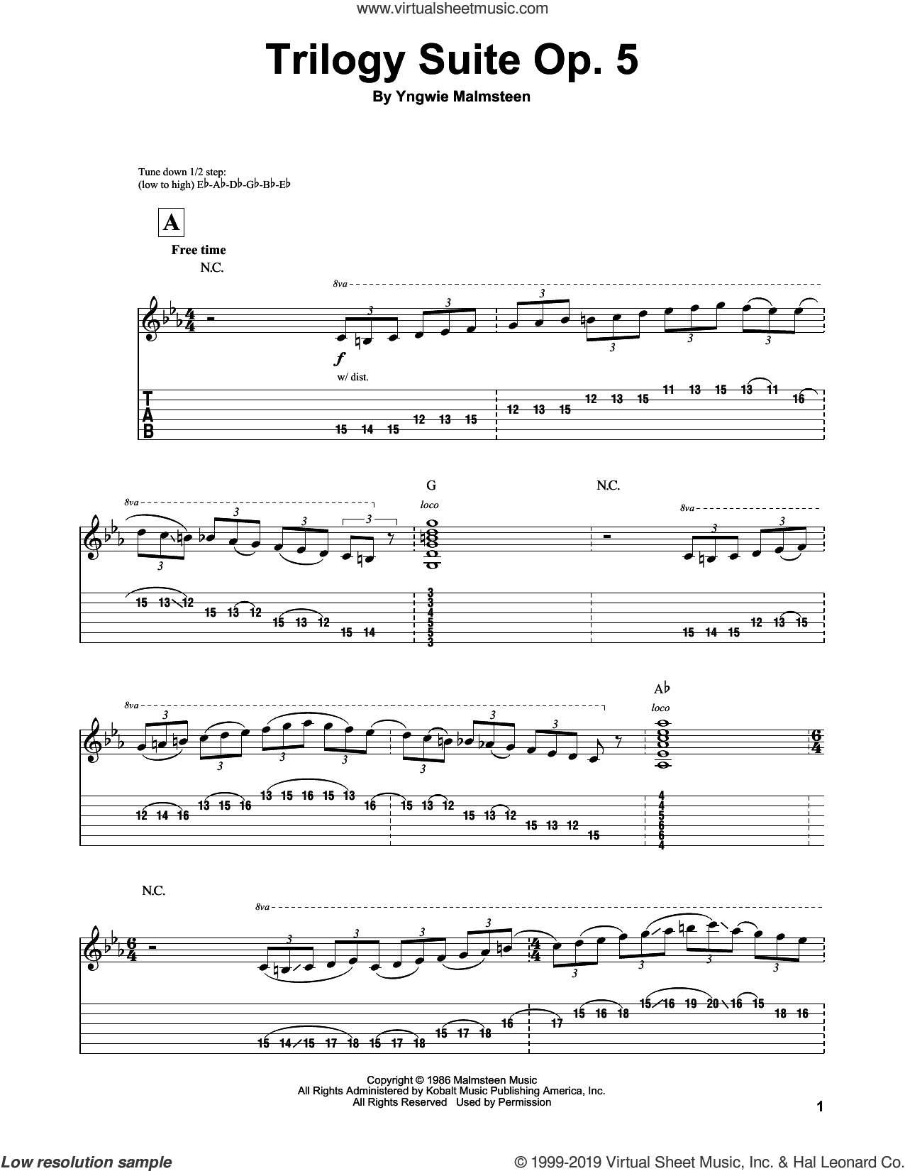 Trilogy Suite Op. 5