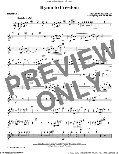 Hymn to Freedom (arr. Kirby Shaw) (complete set of parts)