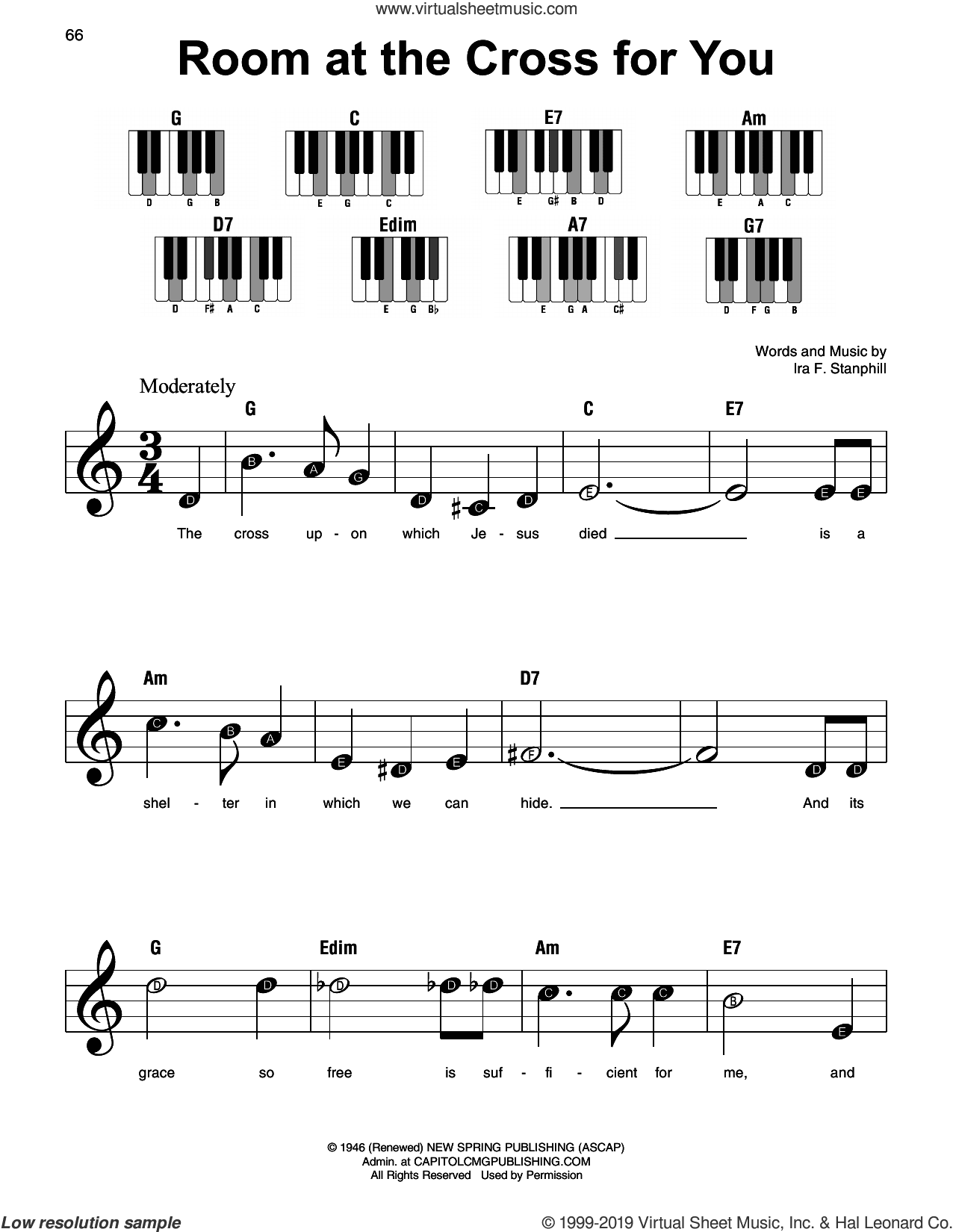 Room At The Cross For You, (beginner)