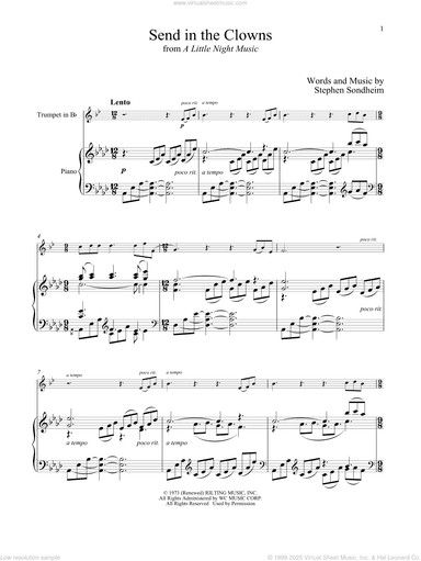 Send In The Clowns (from A Little Night Music)