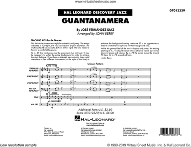 Guantanamera (arr. John Berry) (COMPLETE)