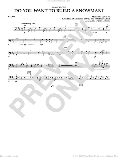 Do You Want To Build A Snowman (from Frozen) (arr. Larry Moore)