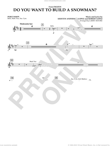 Do You Want To Build A Snowman (from Frozen) (arr. Larry Moore)