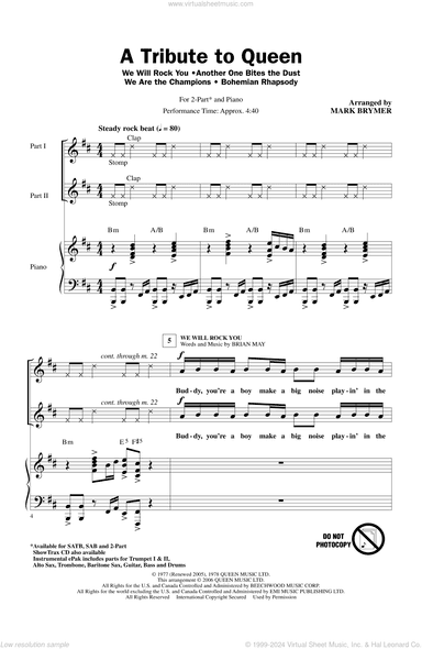 A Tribute To Queen (Medley) (arr. Mark Brymer)