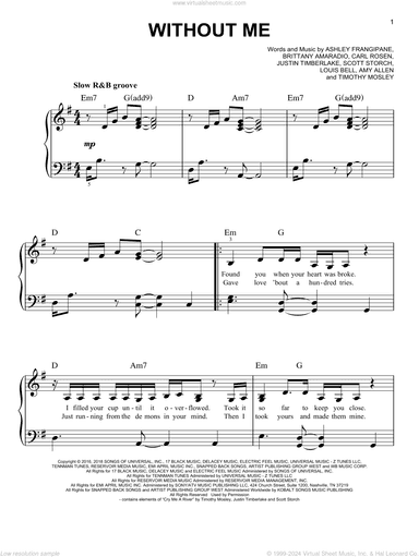 Without Me, (easy)