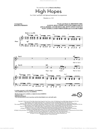 High Hopes (arr. Roger Emerson)