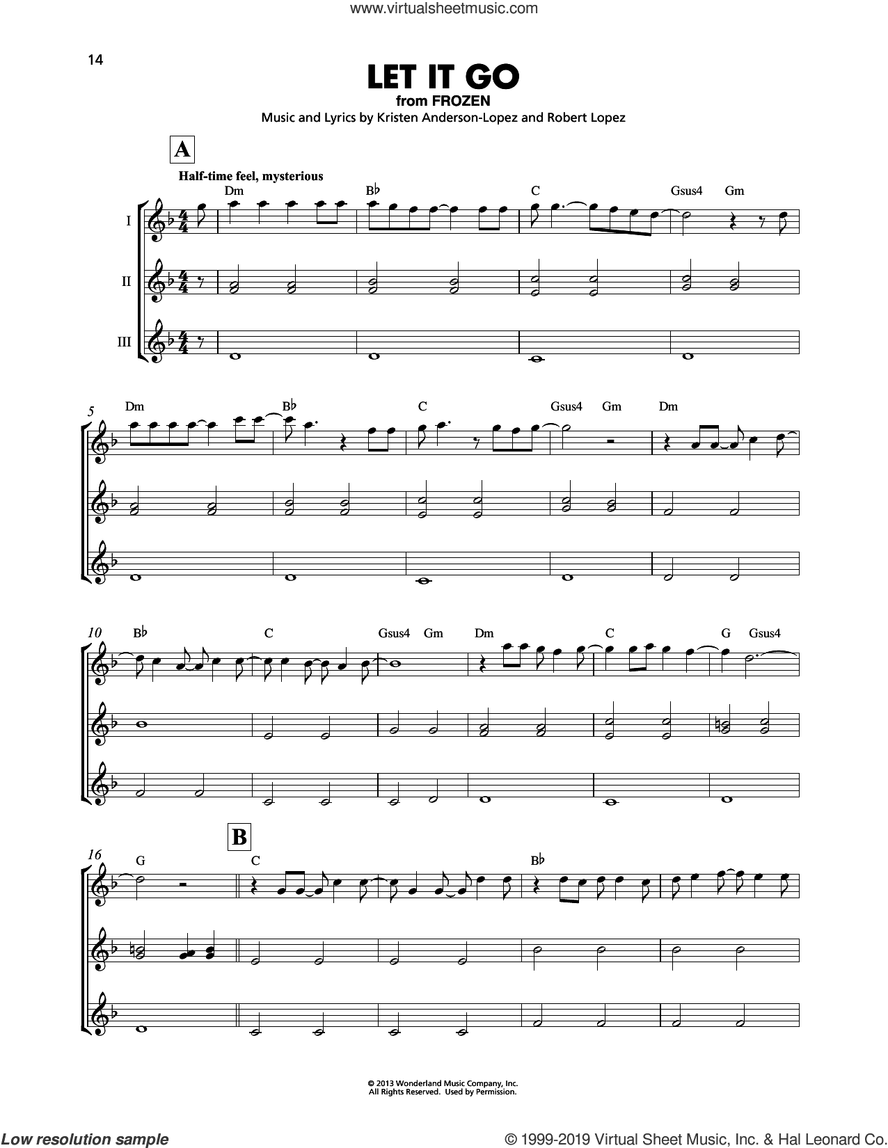 Let It Go (from Frozen)