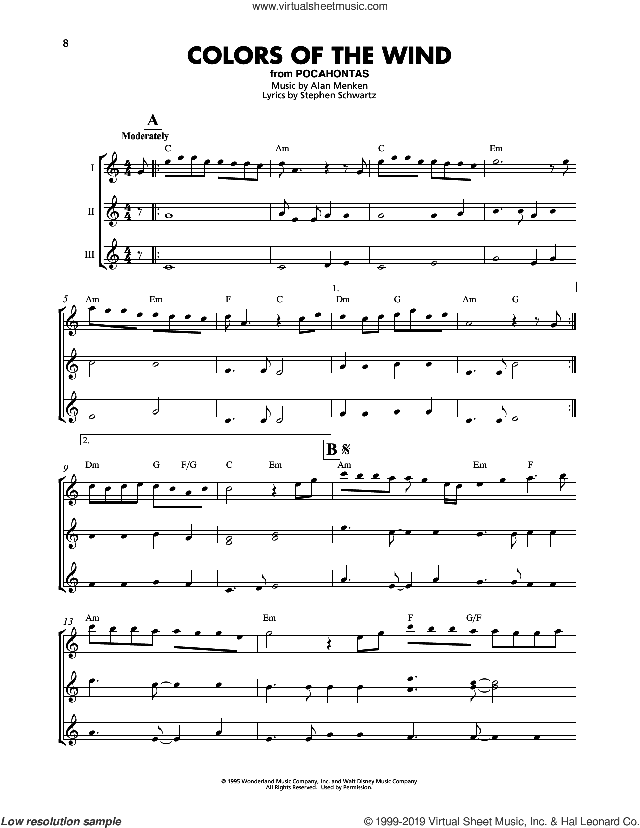 Colors Of The Wind (from Pocahontas)