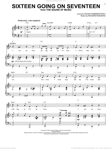 Sixteen Going On Seventeen (from The Sound of Music)