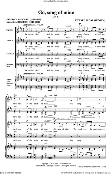 Go Song Of Mine (arr. Philip Lawson)