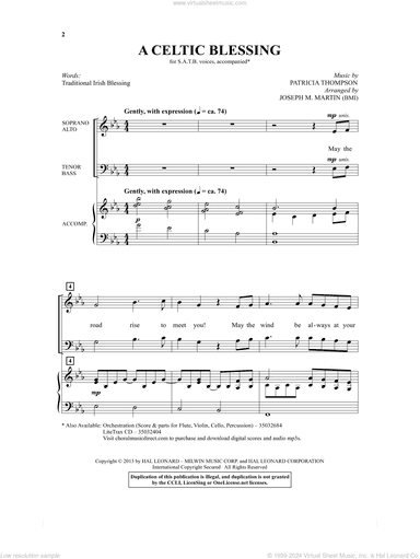 A Celtic Blessing (arr. Joseph M. Martin)