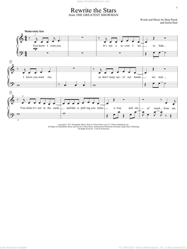 Rewrite The Stars (from The Greatest Showman)