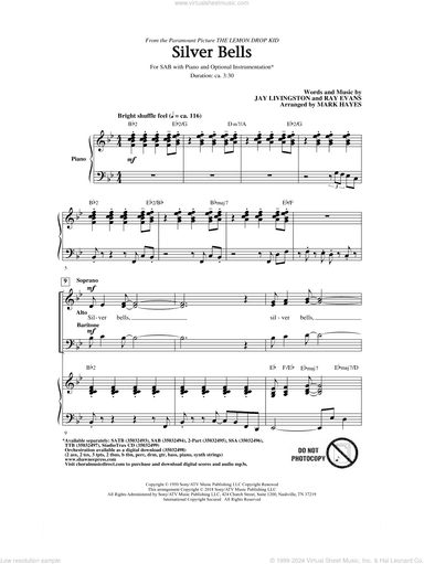Silver Bells (arr. Mark Hayes)