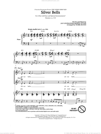 Silver Bells (arr. Mark Hayes)