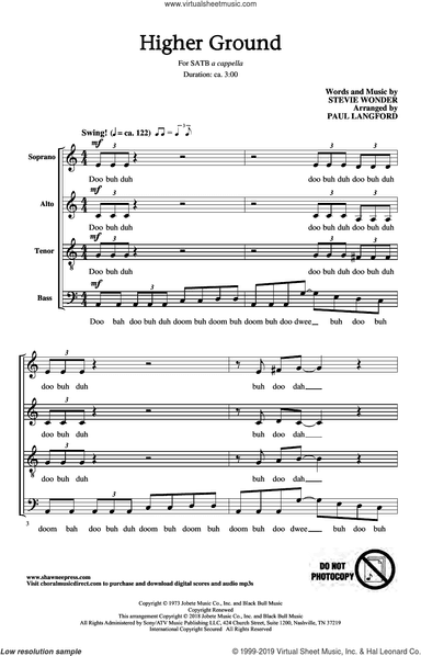 Higher Ground (arr. Paul Langford)