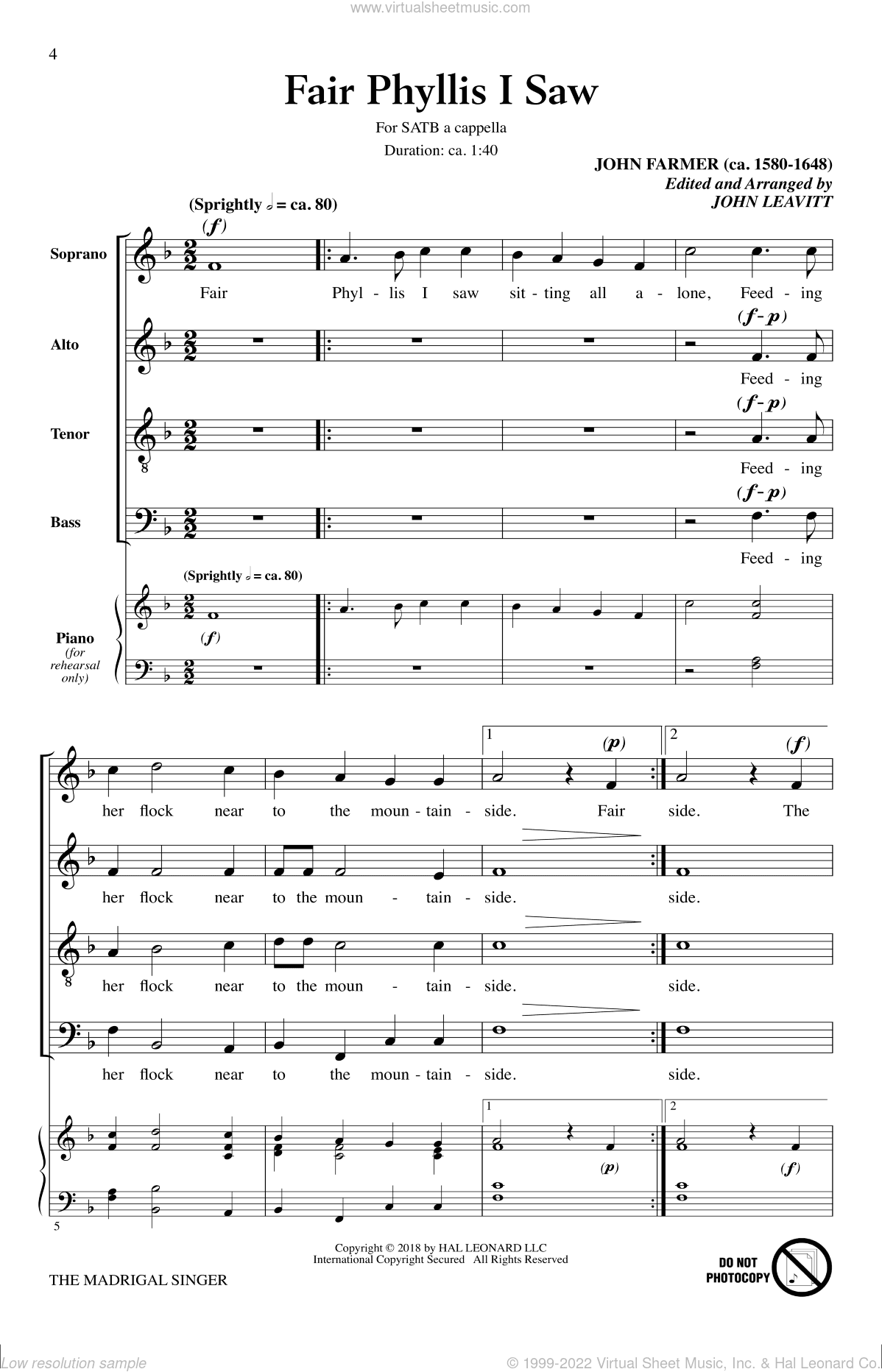 The Madrigal Singer