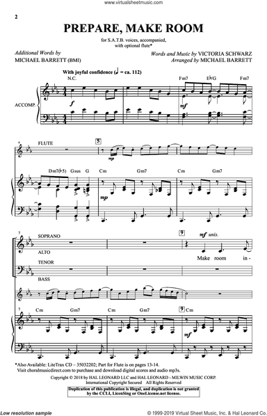 Prepare, Make Room (arr. Michael Barrett)