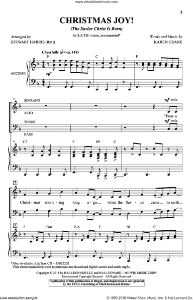 Christmas Joy! (The Savior Christ Is Born) (arr. Stewart Harris)