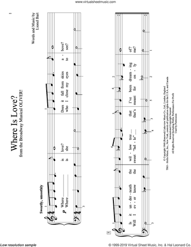 Where Is Love? (from Oliver!) (arr. Christopher Hussey)
