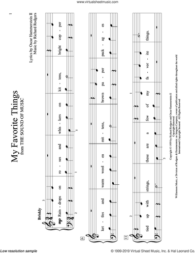 My Favorite Things (from The Sound of Music) (arr. Christopher Hussey)