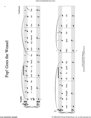 Pop! Goes The Weasel (arr. Christopher Hussey)