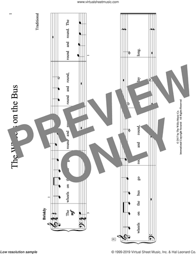 The Wheels On The Bus (arr. Christopher Hussey)