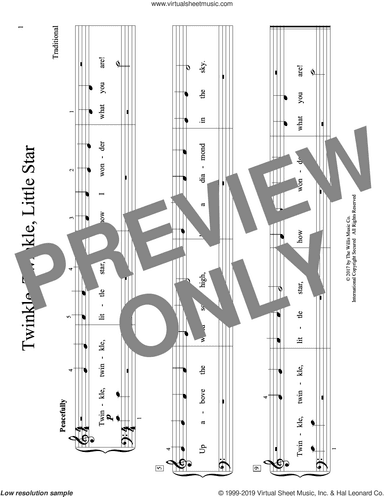 Twinkle, Twinkle, Little Star (arr. Christopher Hussey)