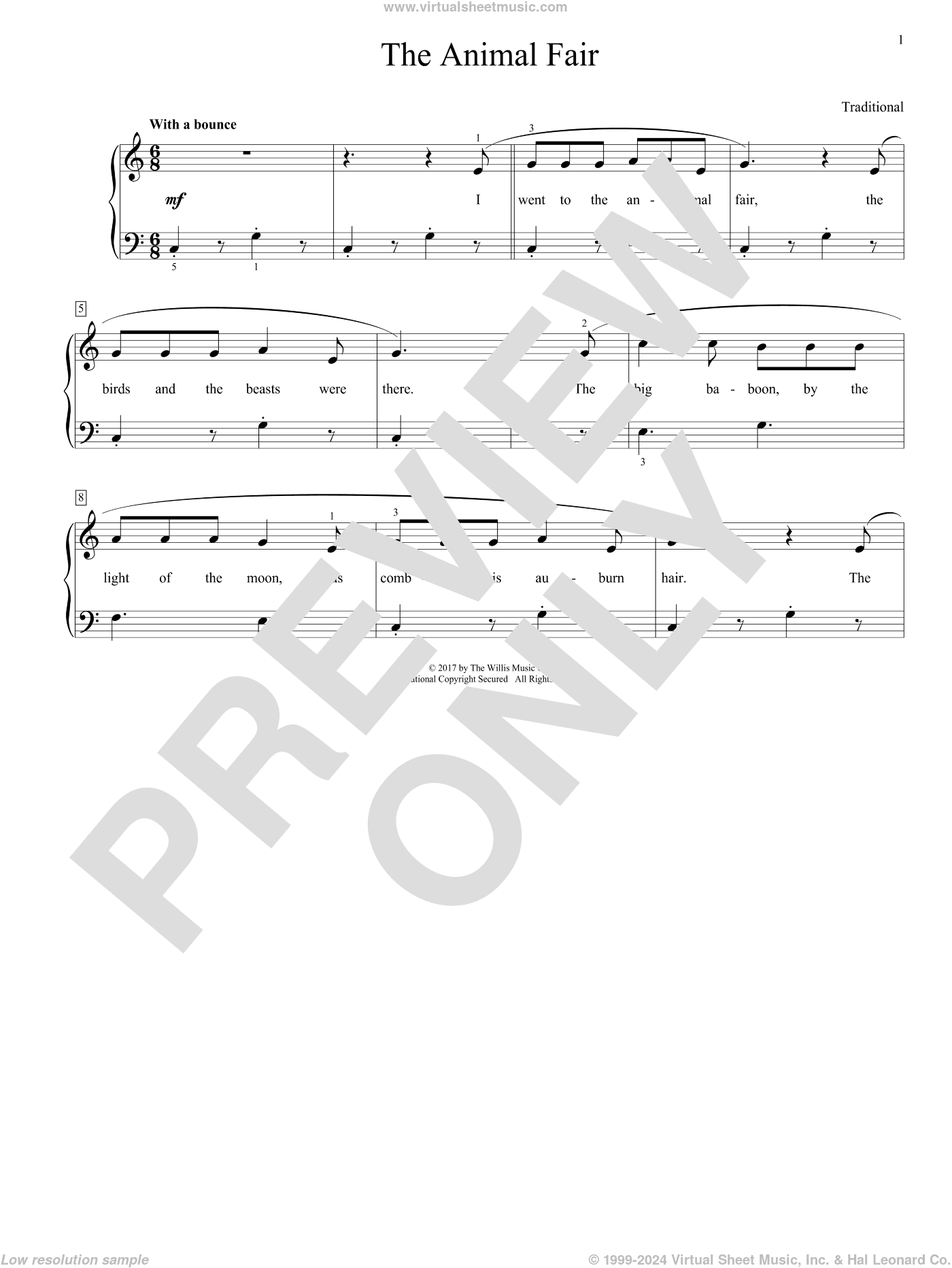The Animal Fair (arr. Christopher Hussey)