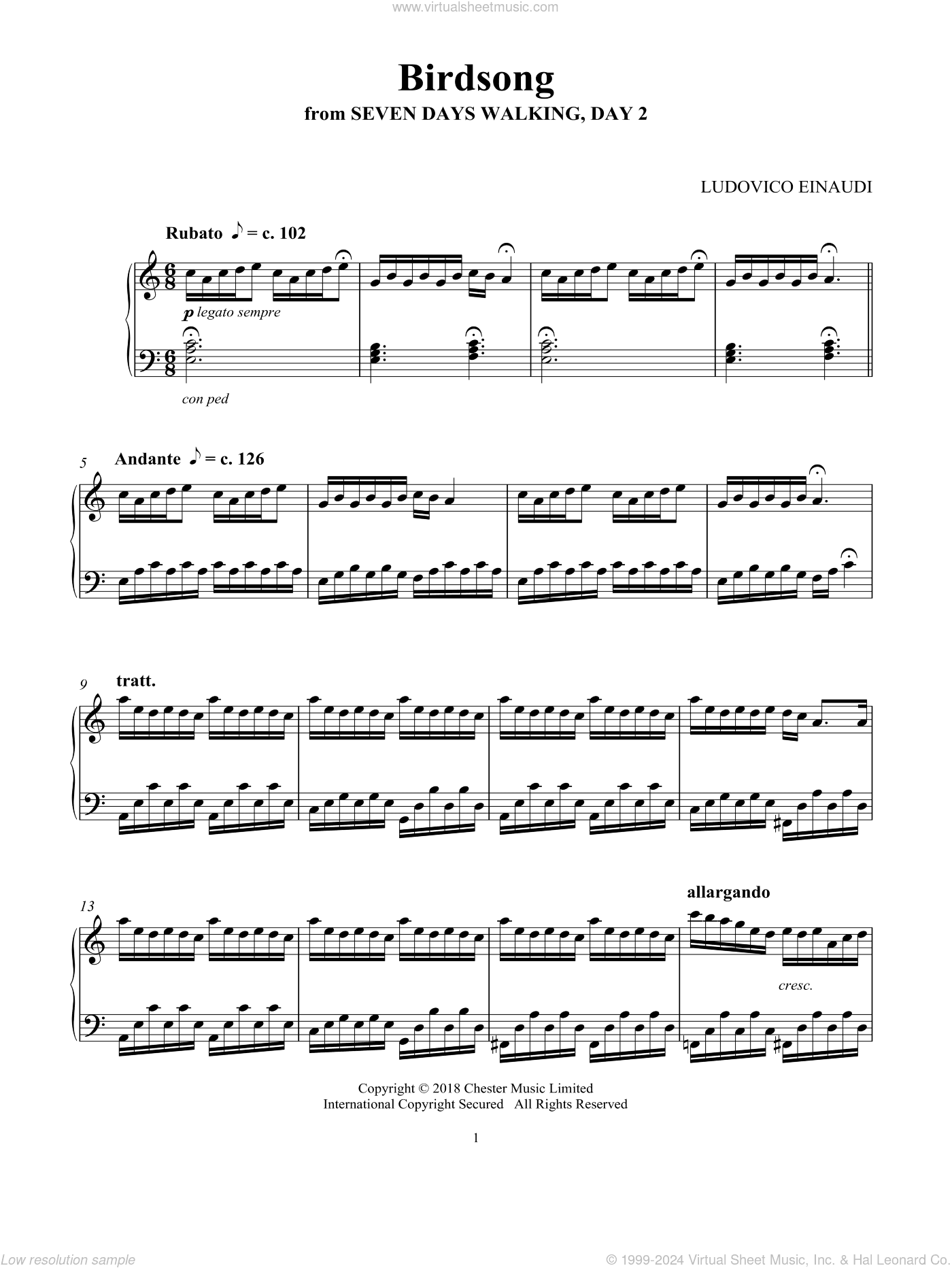 Birdsong (from Seven Days Walking: Day 2)