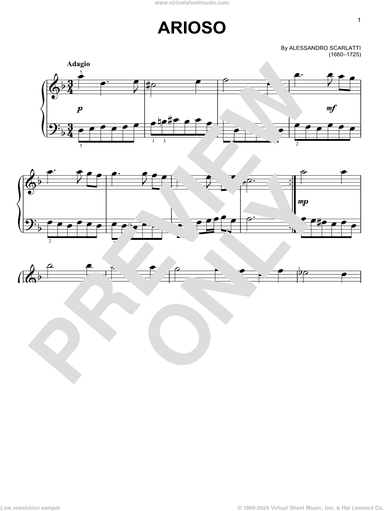 Arioso, (easy)