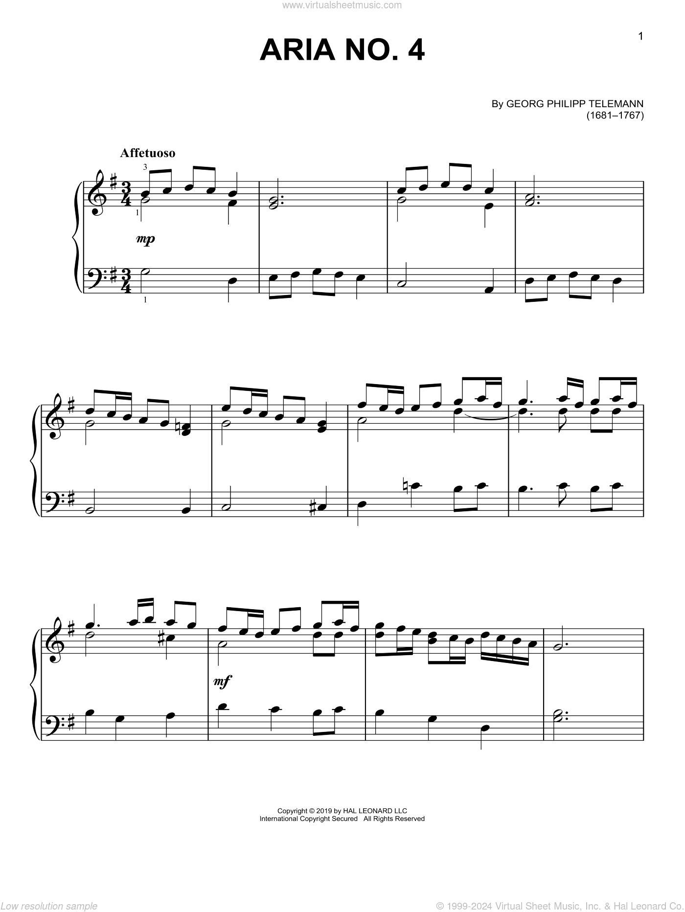 Aria No. 4