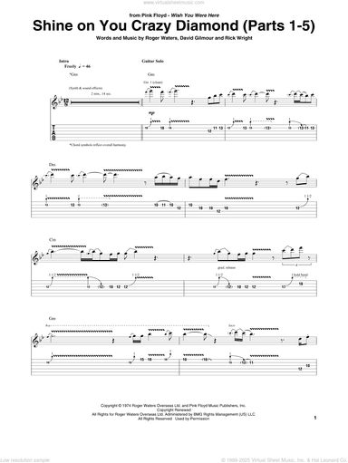 Shine On You Crazy Diamond (Parts 1-5)