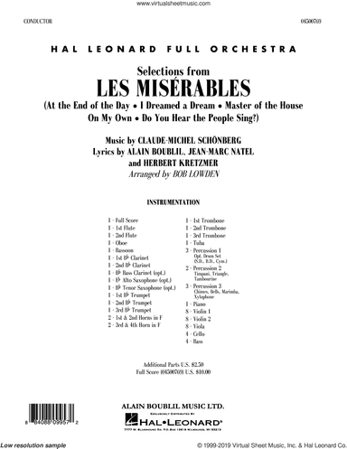 Selections from Les Miserables (arr. Bob Lowden)
