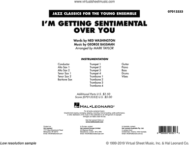 I'm Getting Sentimental Over You (arr. Mark Taylor)