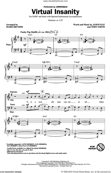 Virtual Insanity (arr. Mark Brymer)