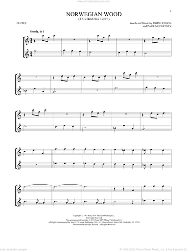 Norwegian Wood (This Bird Has Flown)