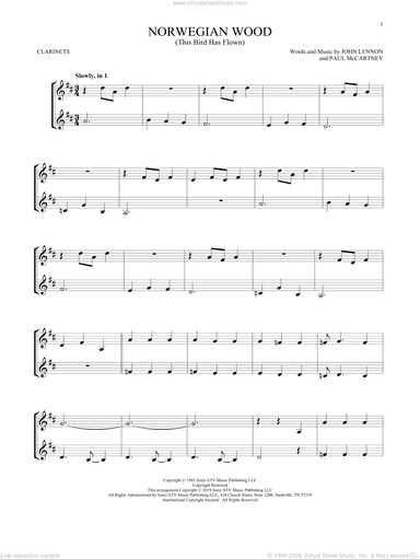 Norwegian Wood (This Bird Has Flown)